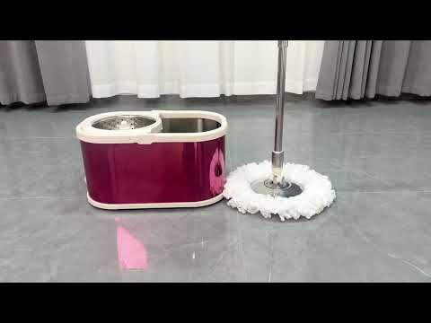 F7 Square Stainless Steel Spin Mop Bucket Set
