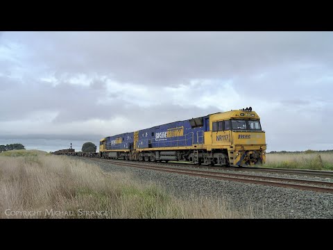 5MP2 Pacific National Steel Train With All Empty Wagons (25/8/2022) - PoathTV Railways