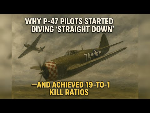 Why P 47 Pilots Started Diving 'Straight Down' — And Achieved 19 to 1 Kill Ratios