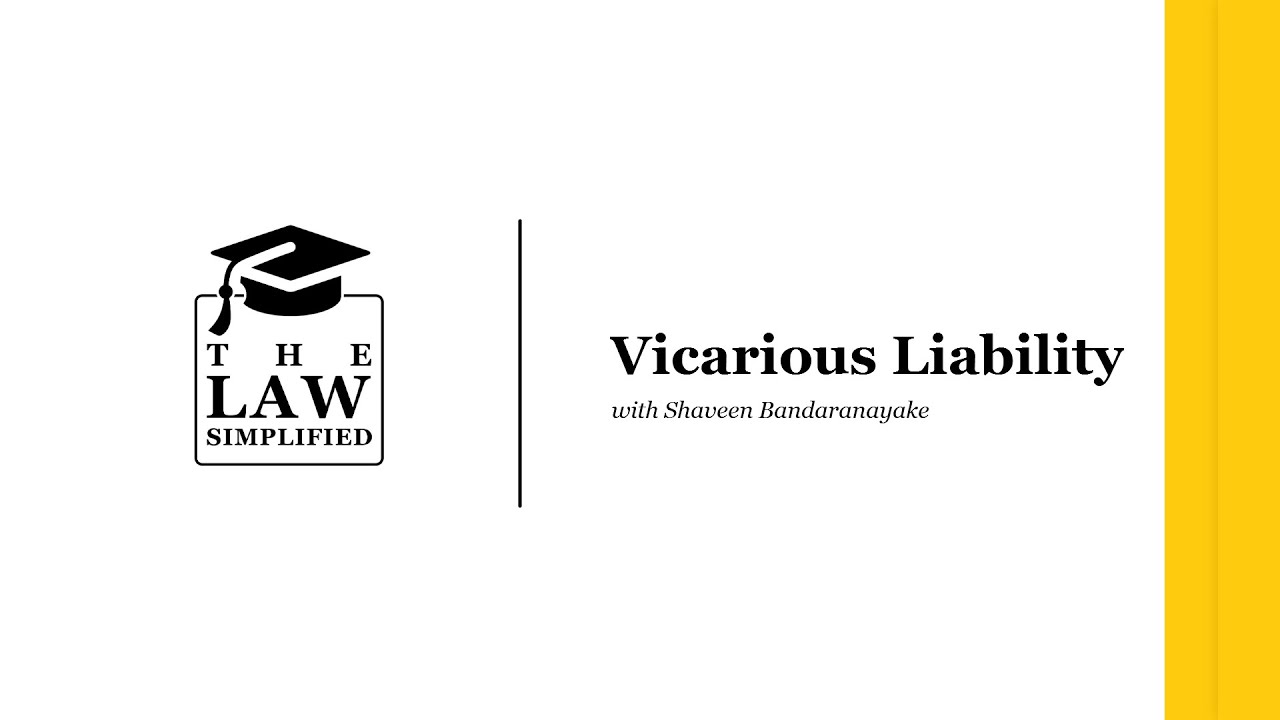 Tort Law - Vicarious Liability (Preview)