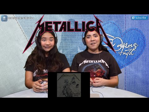 Two Girls React To Metallica- Dyer's Eve Lyrics (HD)