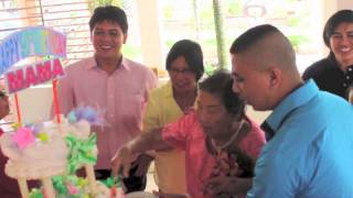 preview picture of video 'Mama Oning Abad's 90th Birthday.mov'