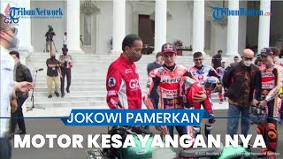 Parade Pembalap MotoGP di Jakarta, Jokowi Sempat Pamerkan Motor Kesayangannya kepada Marc Marquez