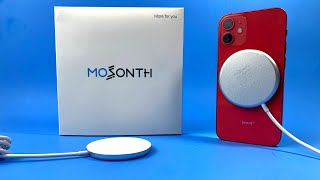 MOSONTH Wireless Charger for iPhone 12 - Magsafe Compatible Charging Pad!