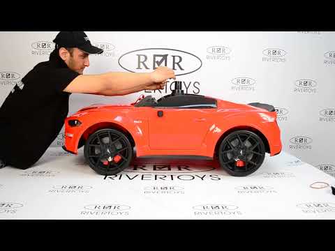 Миниатюра изображения товара Детский автомобиль RiverToys Ford Mustang GT A222MP (белый)