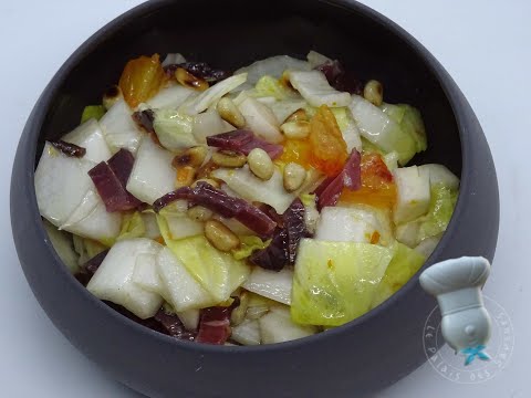 Recette de salade d'endives à l'orange et magret