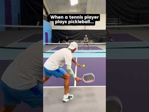 Tennis Player Makes Pickleball Look Easy 😳