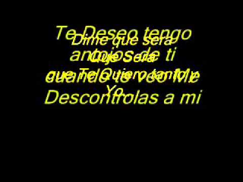 TE DESEO FRANK Y EL SANTO LETRA