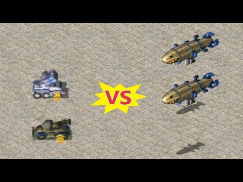 Anti-aircraft test (single target) - IFV vs Gattling - Red Alert 2
