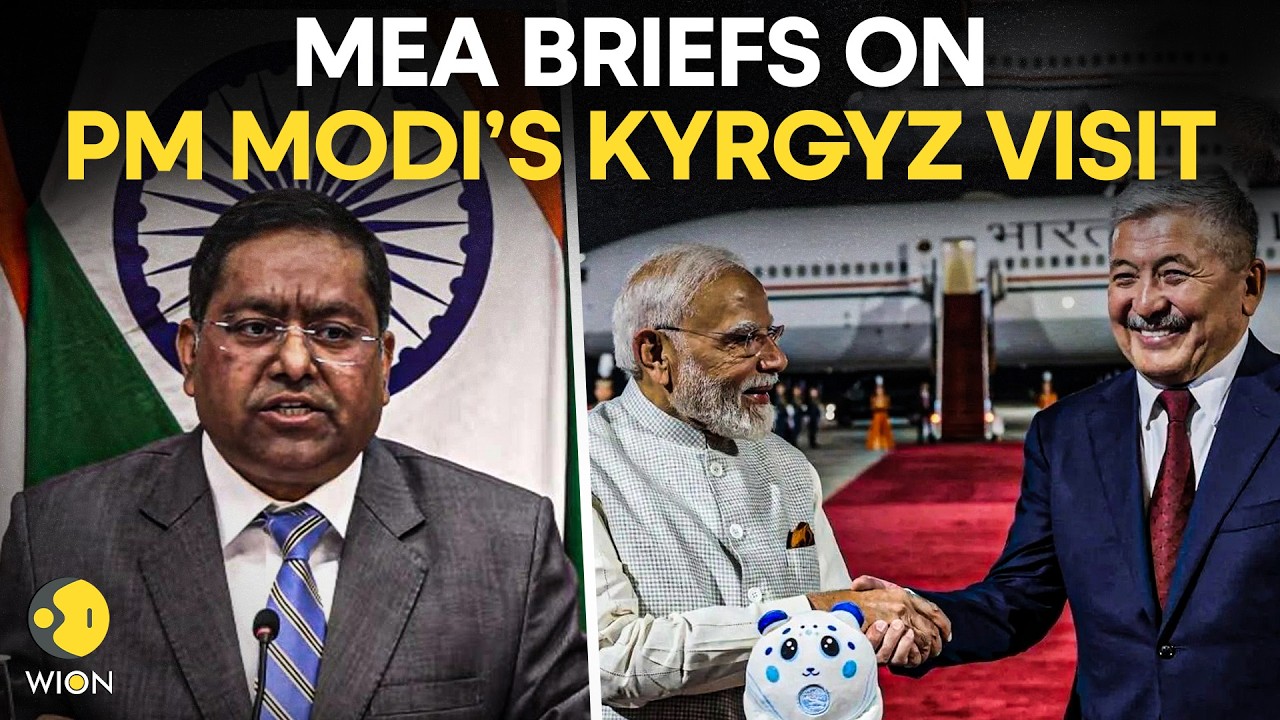 MEA LIVE: Special Briefing by MEA on the Visit of PM to Kyrgyz Republic | SCO Summit 2026 | WION
