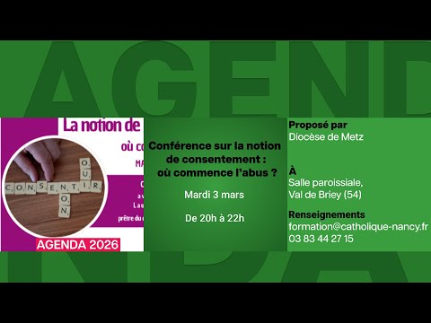 Agenda du 16 février 2026