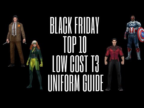 Black friday Uniform Guide(Low cost T3)