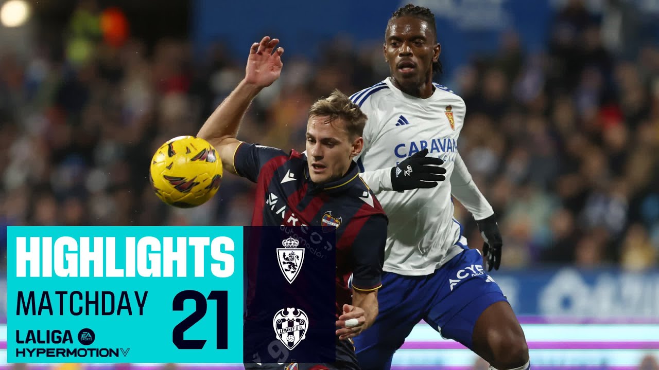 Real Zaragoza vs Levante highlights