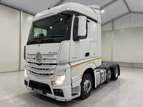 YA66 HHJ - Mercedes Actros 2545 6x2 Midlift Tractor Unit | Law Truck Centre UK