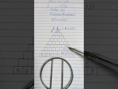 AULA 60 - NÚMEROS INTEIROS - PIRÂMIDE NUMÉRICA - ATIVIDADE