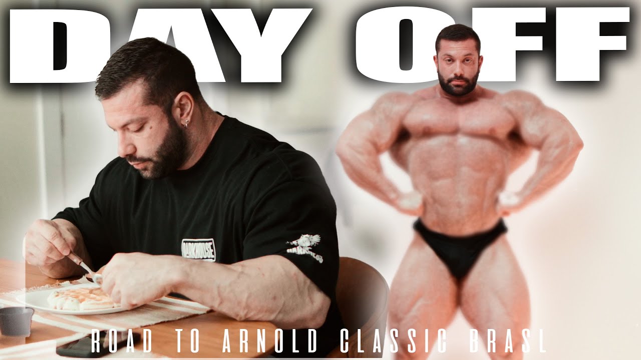 ROTINA DAY 0FF + TREINO DE POSES - ROAD TO ARNOLD CLASSIC BRASIL