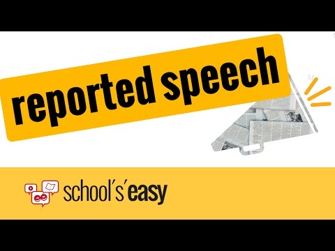 reported speech - indirect speech | Wie nutzt man die indirekte Rede?