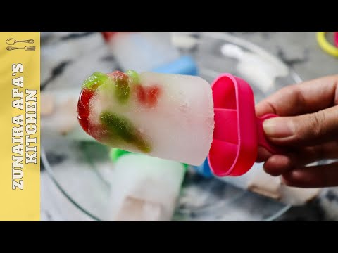 SPRITE JELLY ICECREAM | SPRITE CHOCOLATE ICECREAM | SODA WATER ICECREAM | ZUNAIRA APA'S KITCHEN