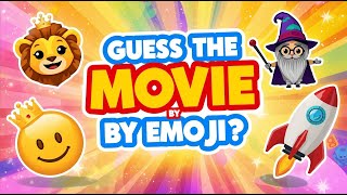 Guess The Movie by Emoji 🎬 | Fun Kids Quiz – Can You Guess 25 Movies?
