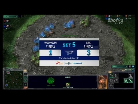 SPL [12.25] Zero(Woongjin) vs YoungJoo(STX) 5SET / Taldarim Altar - Starcraft 2