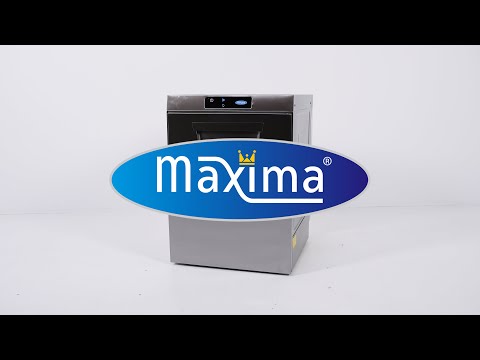Maxima Gastro Gläserspülermaschine - 35 x 35 cm - mit Spülenhilfepumpe - Digital Anzeige - 230 V
