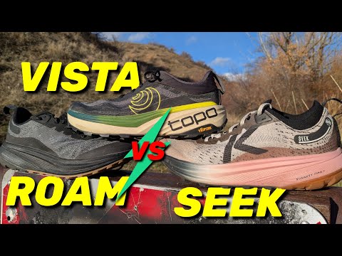 Topo Vista vs Keen Roam vs Keen Seek // WIDE Toe Box Natural Running Showdown!