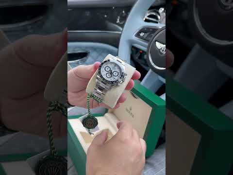 Rolex Daytona 126500LN Stainless Steel with White Panda Dial #unboxing