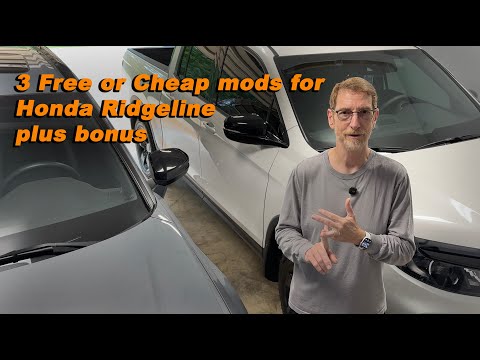 3 Free or Cheap mods for your Ridgeline!