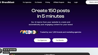 Brandblast.ai. The Ultimate AI-Powered Social Media Automation Tool