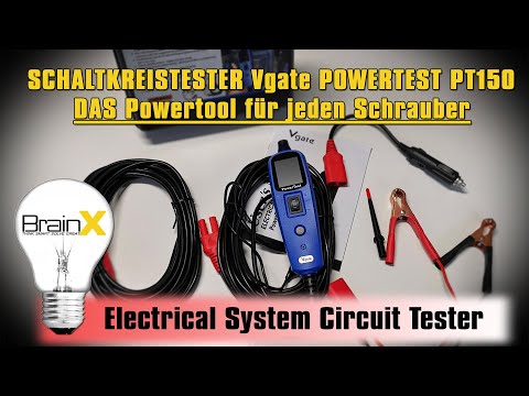 Multimeter Spannungsprüfer 12 & 24V Vgate PT150 Powerscan Diagnosemessgerät - Car Diagnostic Tool