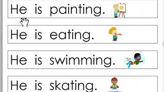 Very first sight word sentences 17 he
