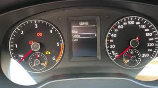 Volkswagen Jetta/Golf 6 SERVİS SIFIRLAMA Nasıl Yapılır|Service Reset|S