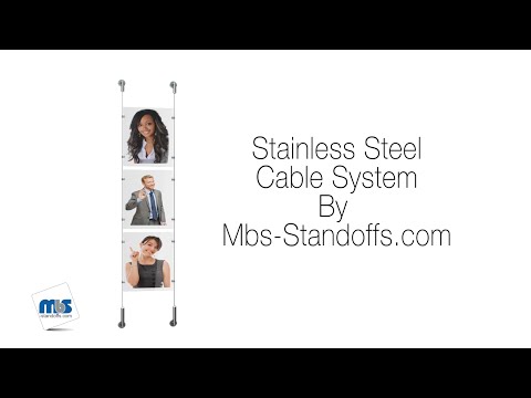 Cable System Kit Wall to Wall 1/16'' (1.5mm Diameter Cable) length 13' 1''