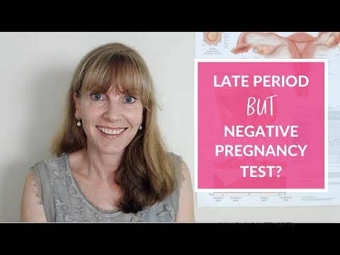 Late period but negative pregnancy test - what's going on?