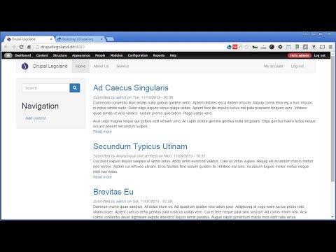 Drupal 7 - Bootstrap Theme 3.x - Part 2 - Create Sub Theme