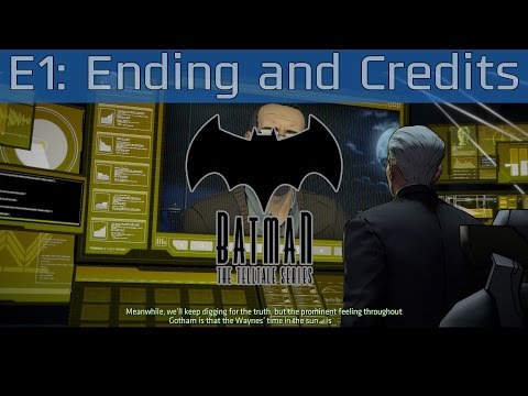Batman: The Telltale Series - Episode 1: Realm of Shadows Ending and Credits [HD 1080P/60FPS]