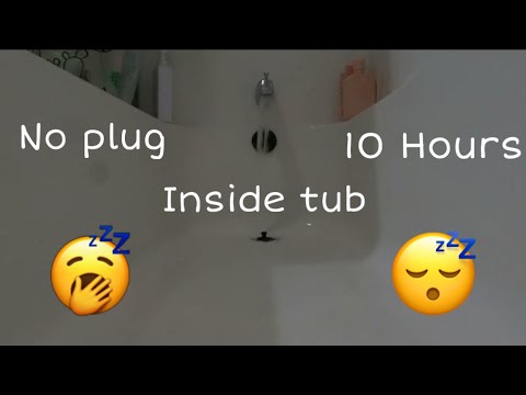 10 Hours Bathtub Filling Sound - Relaxing Water Sounds for Sleep 😴
