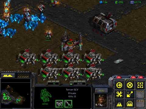 StarCraft REMASTERED - Terran Campaign: Rebel Yell - 7. The Trump Card HD