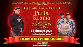 Download lagu 🔴 LIVE WAYANG KULIT KI KRT PURBO SASONGKO - Feat SULIS EVA DAN CAK YUDHO CS - 3 FEBRUARI 2026 mp3