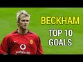 David Beckham Top 10 Goals For Manchester United