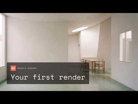 Your First AI Render from a 3D Model · Seminar 03