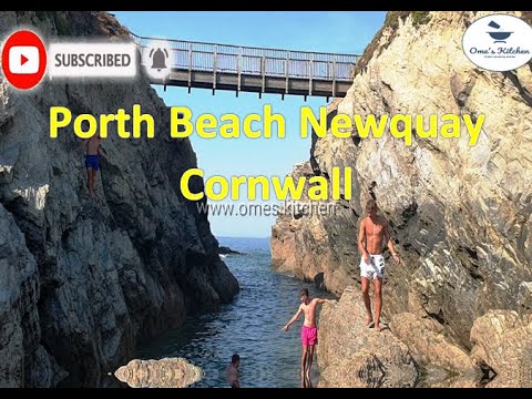 Best beach in UK Porth Beach Newquay Cornwall Ome's Kitchen Beaches in England Beaches in Cornwall
