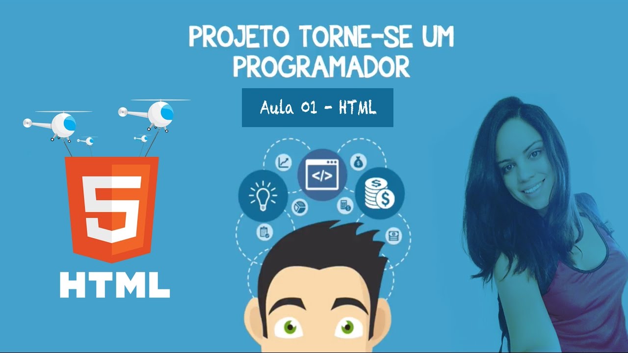 Curso de HTML5 para iniciantes - Aula 01 - Introdução