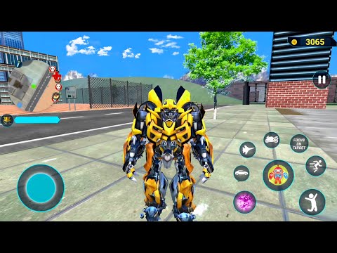 Bumblebee Multiple Transformation Jet Robot Car Game 2020 #1 - Android Gameplay