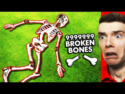 Breaking EVERY BONE As SKELETON In GTA 5