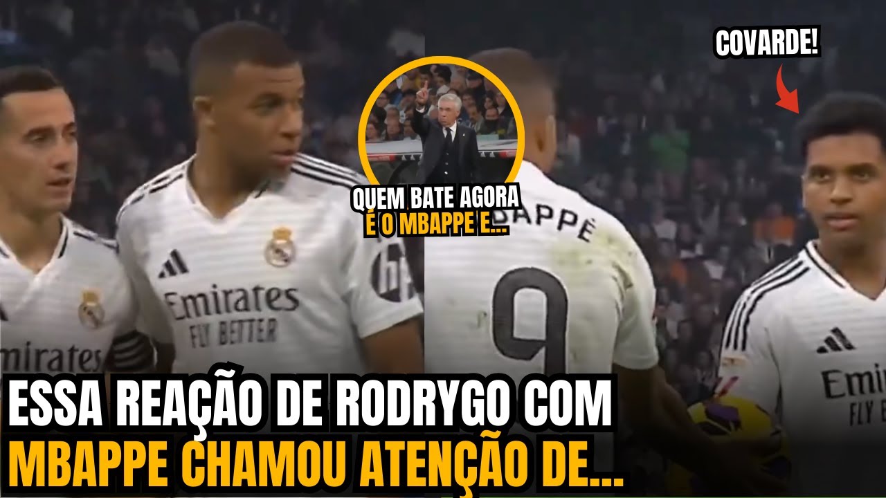 🚨EITA! OLHA A REAÇÃO DE RODRYGO A COVARDIA DE MBAPPE NA HORA DE COBRAR PÊNALTI!!