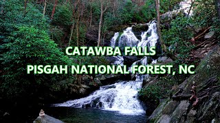 Catawba Falls - Pisgah National Forest - North Carolina  // 4K - DJI Mavic Pro 2. Drone Footage