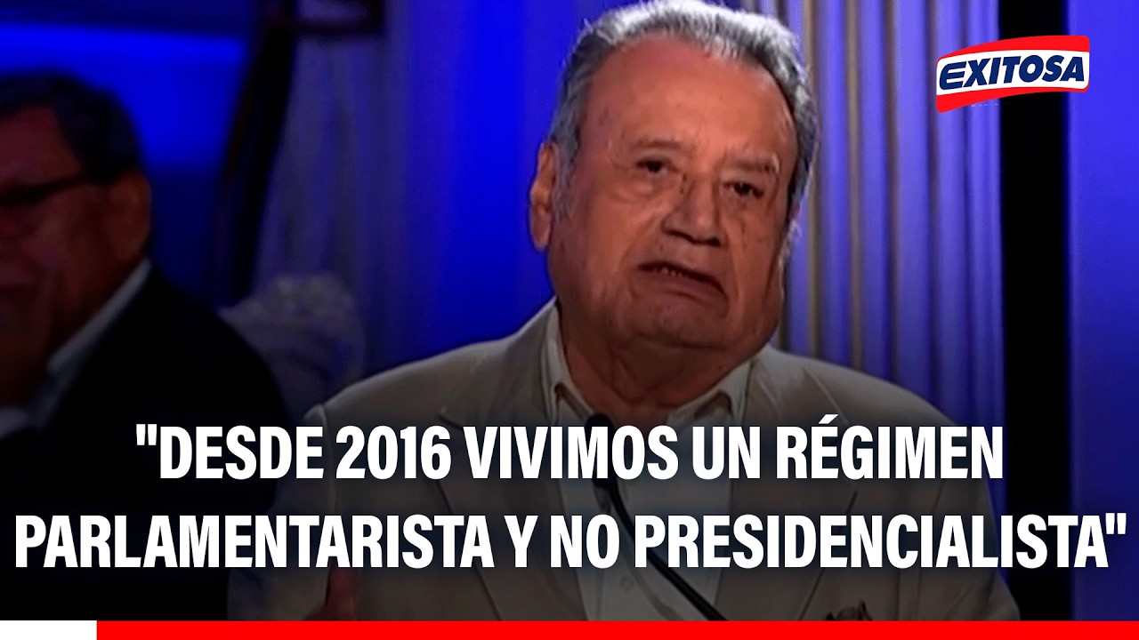 🔴🔵 Sinesio López: "Desde 2016 vivimos un régimen parlamentaristas y no presidencialista"