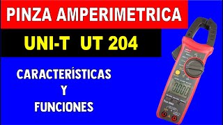 pinza amperimétrica uni-t  ut 204