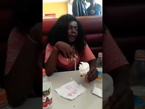 Wow that's a crazy and new style to eating ice cream